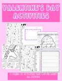 Valentine's Day Activities-Coloring Sheets, iSpy and Writi