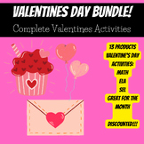 Valentine's Day Activities Complete Bundle (MATH, ELA and SEL)