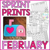 Valentine's Day Activities & Craft | No-Prep February Worksheets
