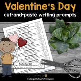 Valentines Day Writing Prompts | Cut and Paste Journal Prompts