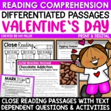 Valentine's Day Activities Reading Comprehension Passages 