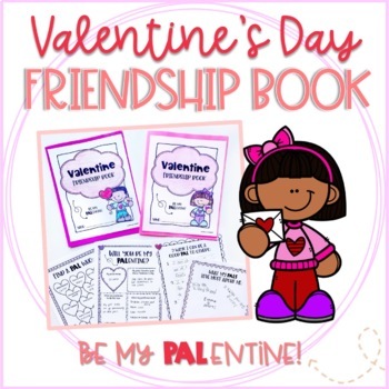 Preview of Valentine's Day Activities Friendship Book