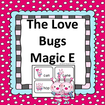 Preview of Valentine's Day Activities CVCe Magic E Phonics Worksheets Vowels