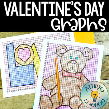 Preview of Valentine's Day Activities Middle School Math - Coordinate Graphing Pictures