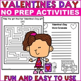 Valentine's Day Activities Packet Coloring Pages Third Gra