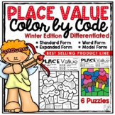 Valentine's Day Activities | Place Value Worksheets Color 