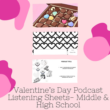 Preview of Valentine's Day Activities | Podcast Coloring Sheets | Bulletin Board Coloring