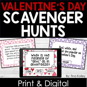 Preview of Valentine's Day Activities - Prefixes - Word Problems - 5th Grade