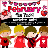 Valentine's Day Activities Printable Games Elementary 3rd 