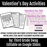 Valentine's Day Activities | Teacher Slides and Student Pages