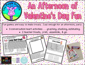 Preview of Valentine's Day Activities & Treats