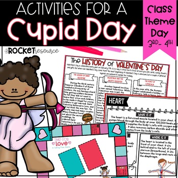 Preview of Valentines Day Reading | Valentines Day Social Studies | Valentines Math