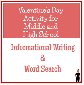 Preview of Valentine's Day Activities  - Writing and Word Search