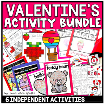 Preview of Valentine's Day Activities and Centers Class Party Craft