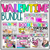 Valentine's Day Activities and Centers - Coloring, Brain B