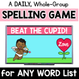 Valentine's Day Activity: BEAT THE CUPID! Editable Spellin