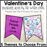 Valentine's Day Activity - Bunting Display and/or Workshee