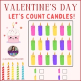 Valentine's Day Activity: Count Colorful Candles | Fine Mo