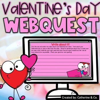Preview of Valentine's Day Activity | Digital WebQuest