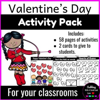Preview of Valentine's Day Activity Pack