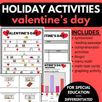 Preview of Valentine's Day Activity Packet || Special Education