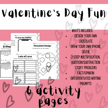 Preview of Valentine's Day Activity Pages