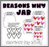 Valentine's Day Parent Gift | Activity & Craft | I Love You Jar