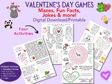 Valentine's Day Activity Sheets: Class Activity/Party, Fun