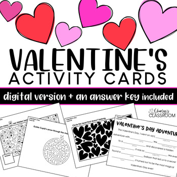 Preview of Valentine's Day Activity Task Cards