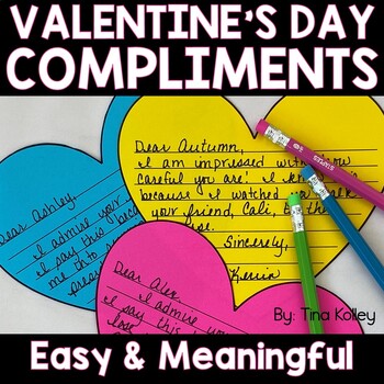 Preview of Valentine's Day Activities - Valentine's Day Compliments - 4th & 5th Grade