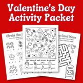 Valentine's Day Activity and Printables Packet | Celebrati