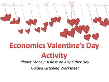 Preview of Valentine's Day Activity for Economics