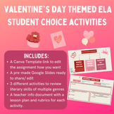 Valentine's Day Activity for High School English: Student 