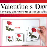 Valentine's Day Activity for Special Education | Sorting b