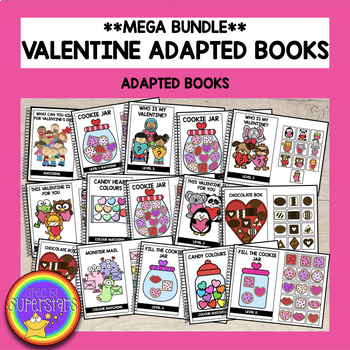 Preview of Valentine's Day Adapted Book Bundle