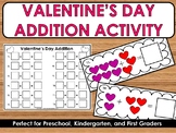 Valentine's Day Addition Math Center Activity