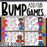 Addition & Subtraction Bump Games with 1 or 2 dice - Valen