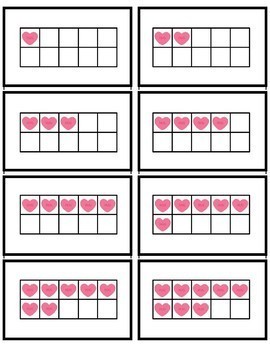 Valentine's Day Addition and Counting Task Cards by Teaching Special Ed