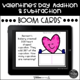 Valentine’s Day Addition and Subtraction Word Problems Boo