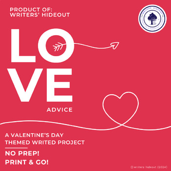 Preview of Valentine's Day Advice Column PBL Project