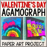 Valentine's Day Agamograph Art Project | February 3D Paper Craft