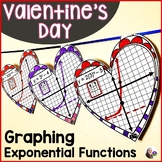 Graphing Exponential Functions Valentine's Day Algebra Activity