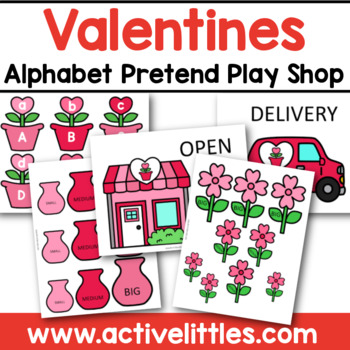 Preview of Valentine's Day Alphabet Preschool, Pre-k and Kindergarten