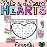 Valentine's Day Alphabet Shake and Search Activity