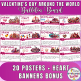 Valentine's Day Around the World Bulletin Board Set, Valen