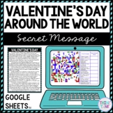 Valentine's Day Around the World Secret Message Activity F