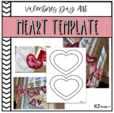Valentine's Day Art Heart Template