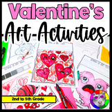 Valentine's Day Art Lesson Activity Booklet, Valentines Ac