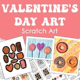 Valentine's Day Art Lessons for Kids Scratch Art Lesson wi
