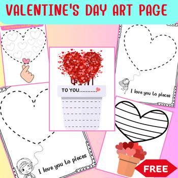 Preview of Valentine's Day Art Page